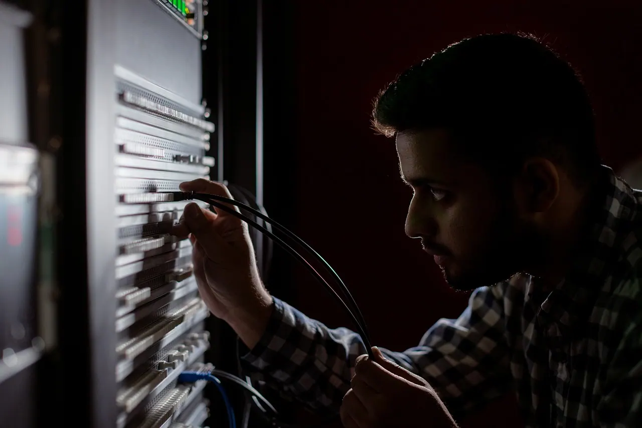 engineer, engineering, broadcast, broadcast engineer, workshop, tech, technology, wires, cables, black technology, black tech. Getting accessible technology right the first time