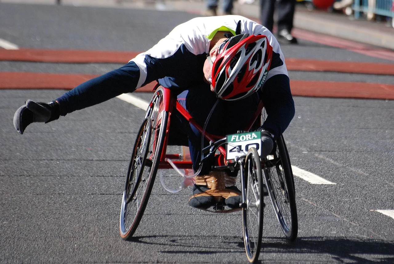 wheelchair, disabled, man, racer, london marathon, sports, disabled sports, gray sports, wheelchair, wheelchair, wheelchair, wheelchair, wheelchair, disabled. Seattle and Boston assistive technology programs, an overview