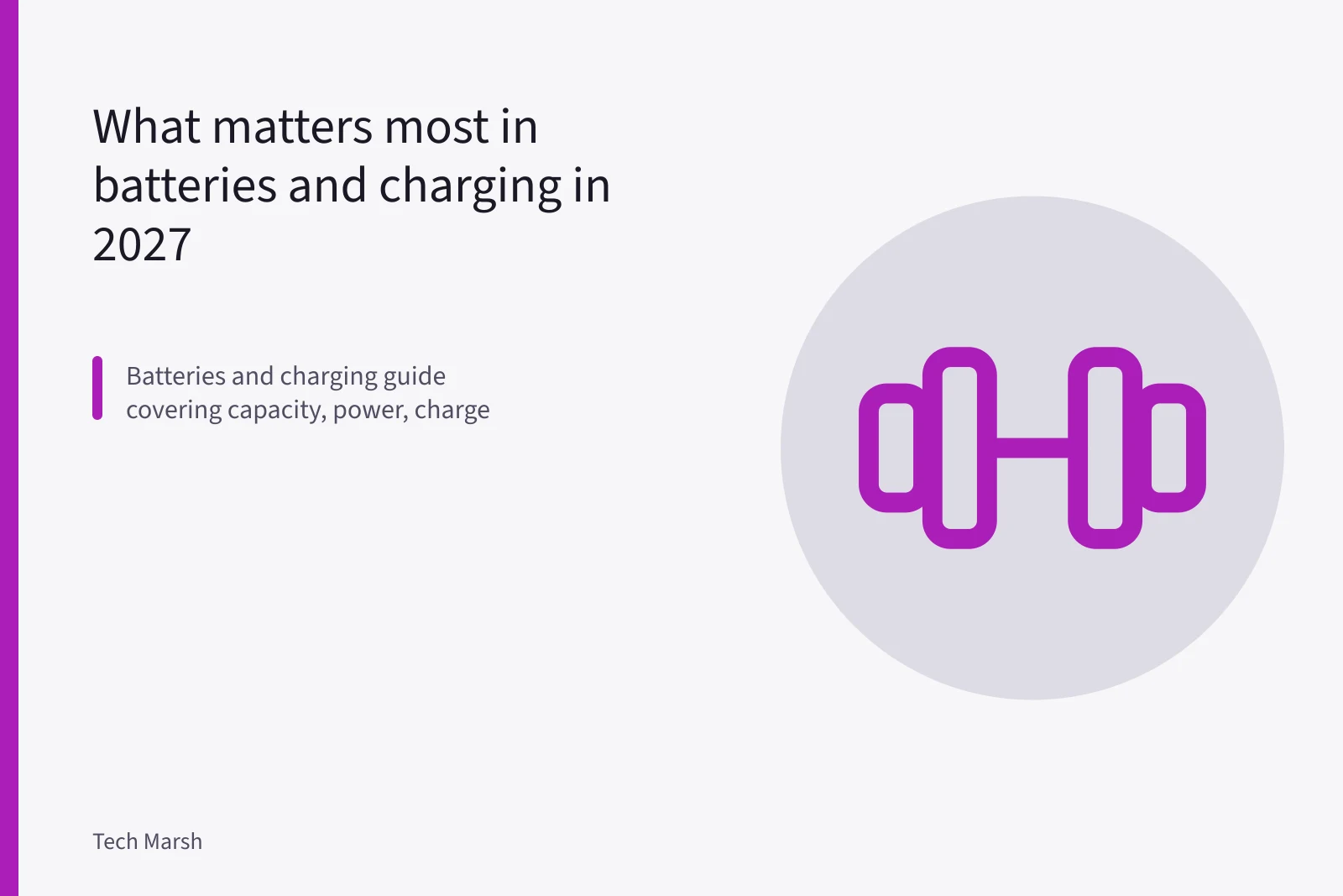 USB-C cable and wall adapter charging a smartphone battery. What matters most in batteries and charging in 2027
