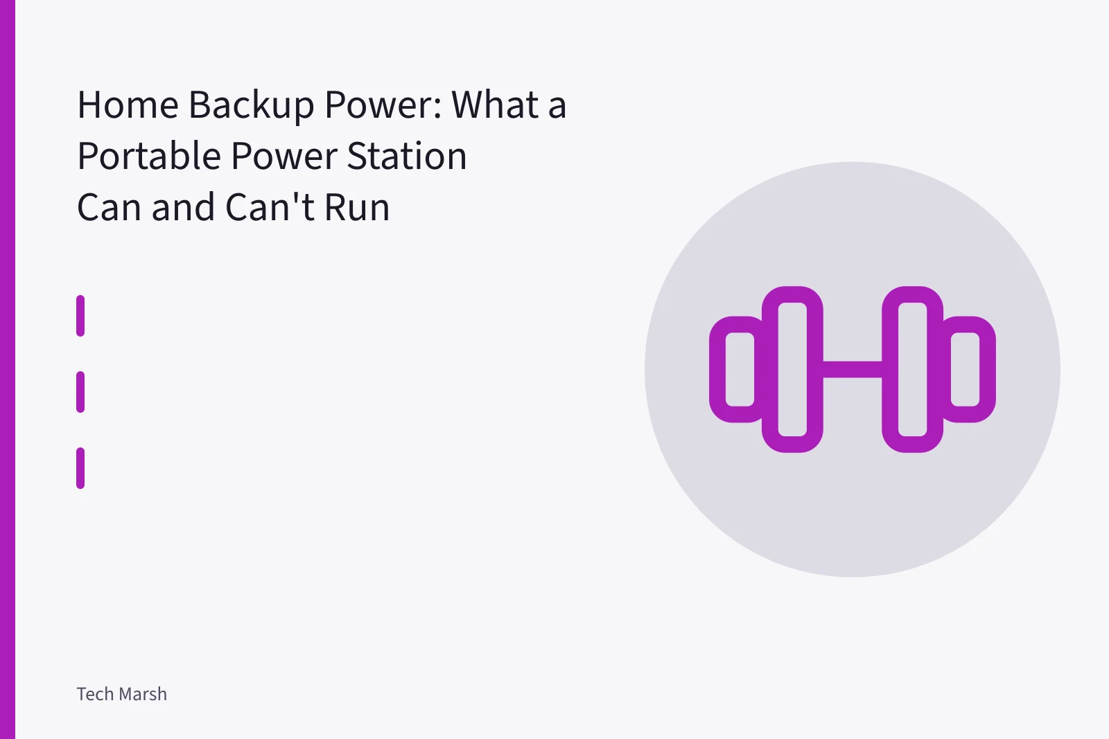 Portable power station powering a refrigerator during a home power outage. Home Backup Power: What a Portable Power Station Can and Can't Run