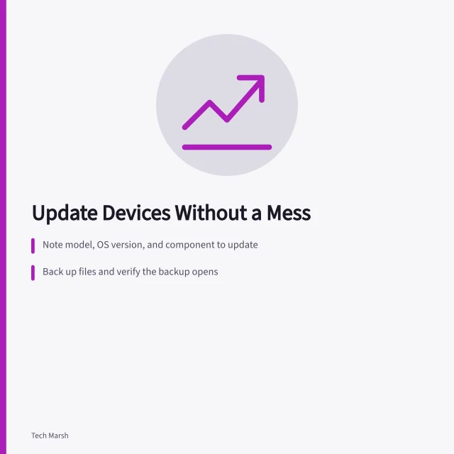 Checklist for safely updating phones, computers, and smart devices. How to update devices safely: phones, PCs, and smart home