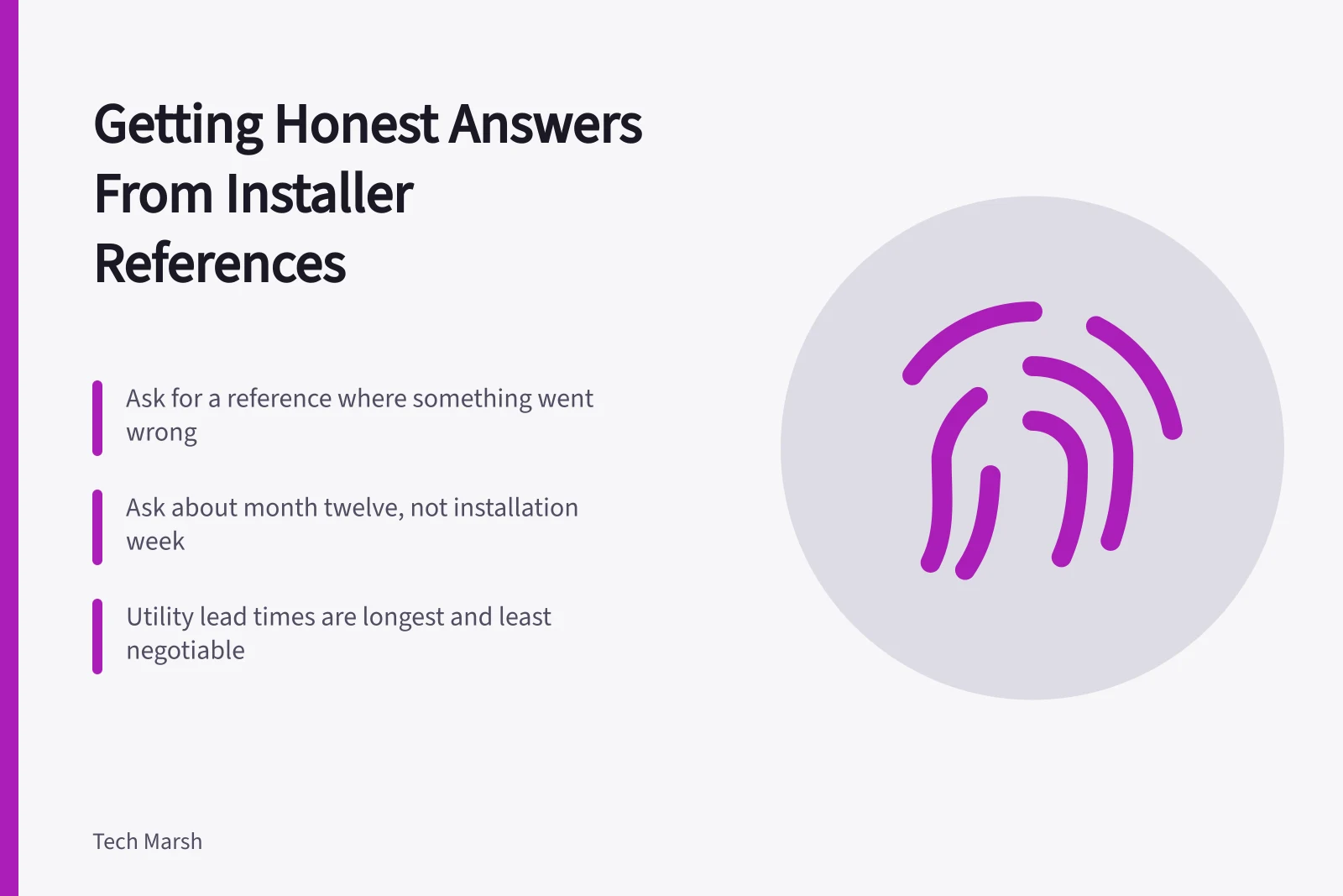 Checklist for vetting EV charger installer references and asking about problems. What owners report after using EV charger installation
